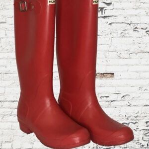 Hunter Classic Red Rain Boots